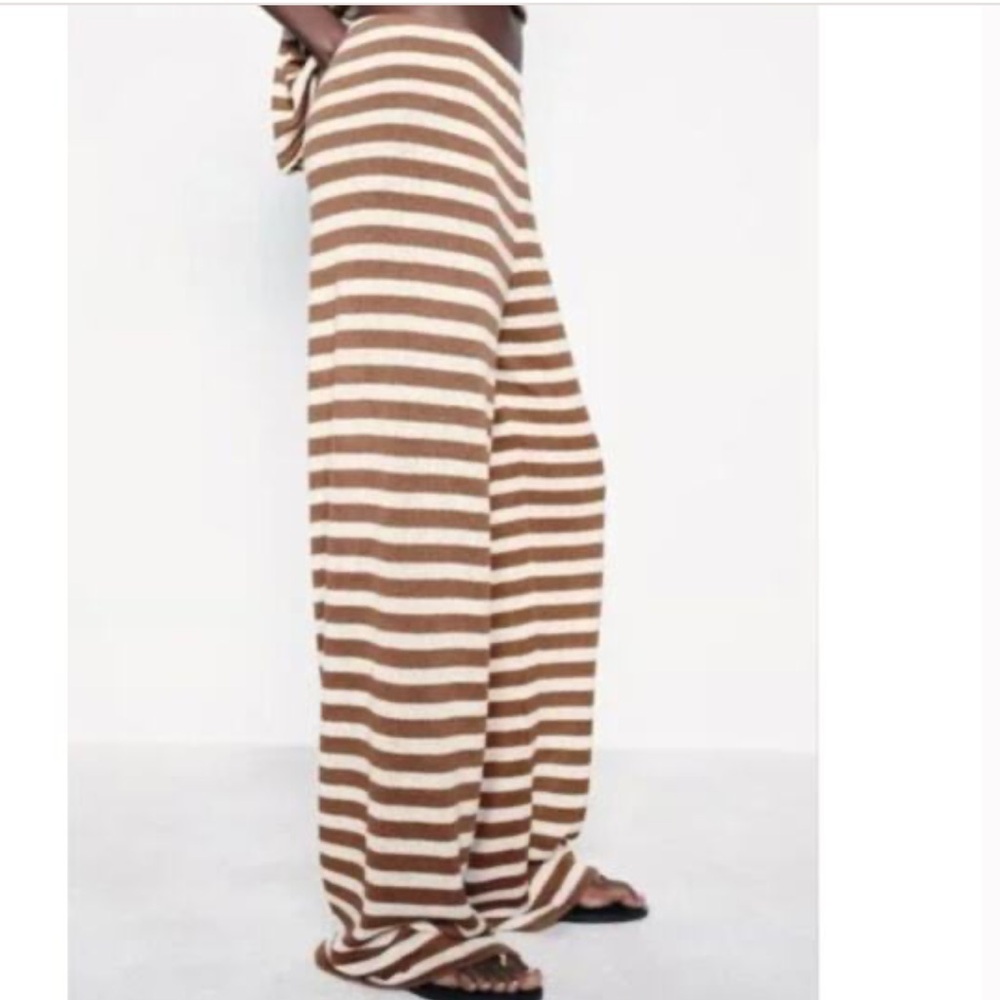 Zara striped knit pant